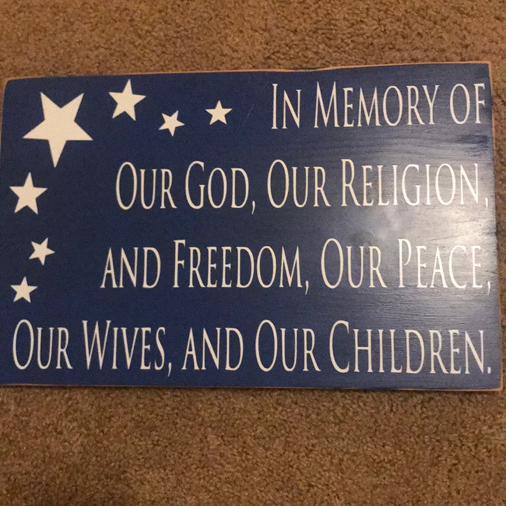 Wood plaque Decor